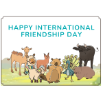 International Friendship Day Card